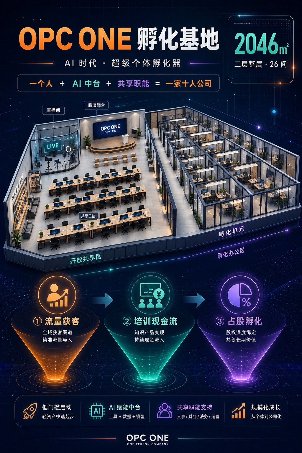 OPC ONE 图解海报